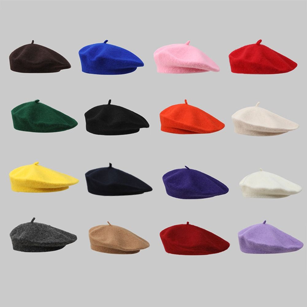 Beret French Wool - Béret en laine chaud pour femmes