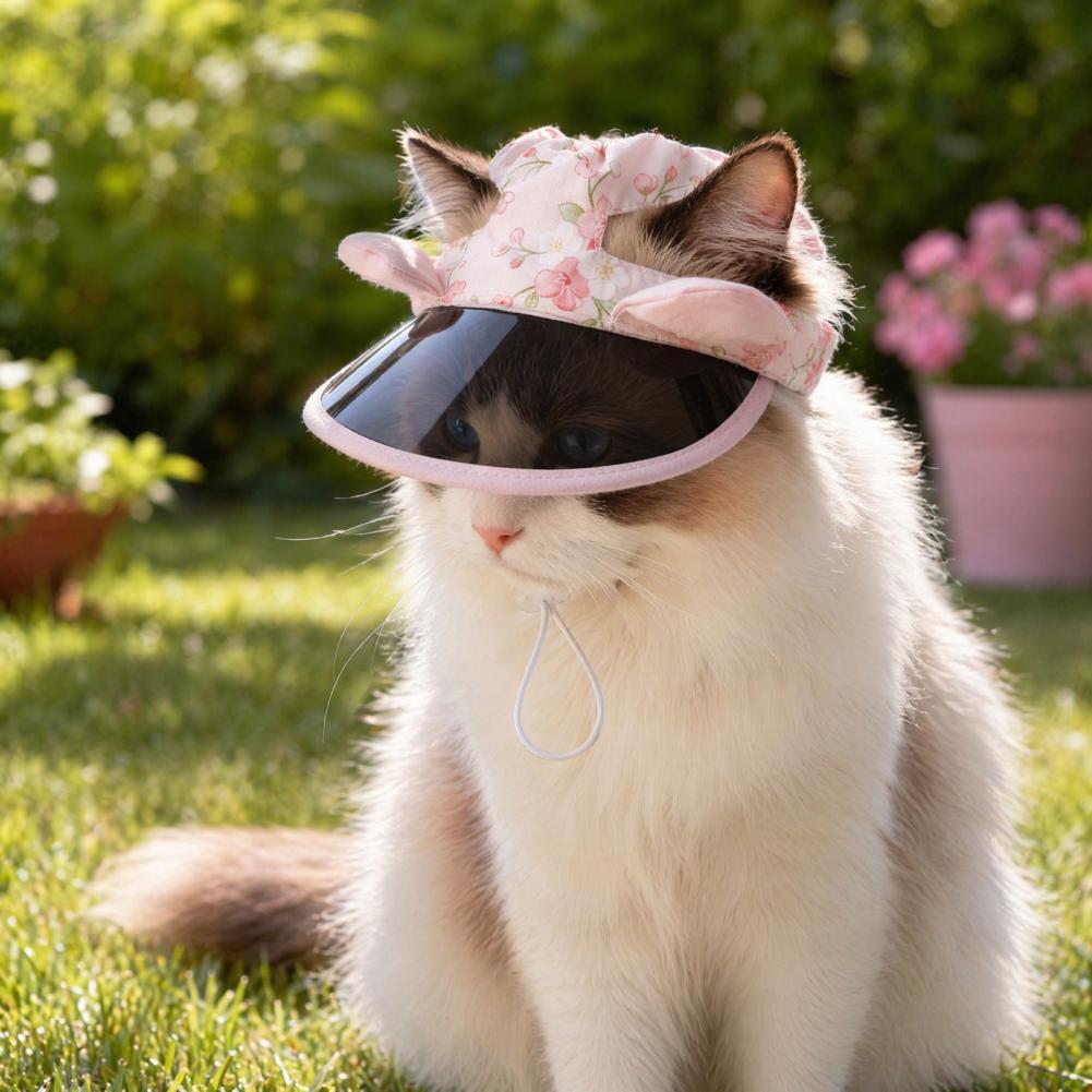 Visor Sun Hat - Chapeau de soleil floral d'été pour