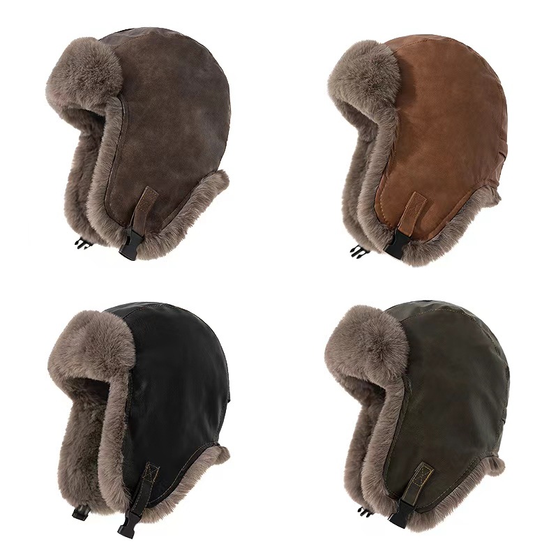 Winter Trapper Hat - 1 pièce Chapeau d'hiver rétro en