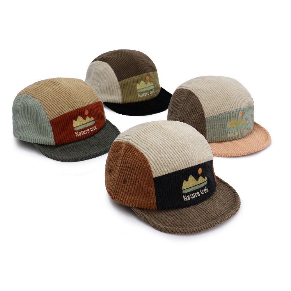 Corduroy Cap 5 Panel - Casquette à 5 panneaux à visière