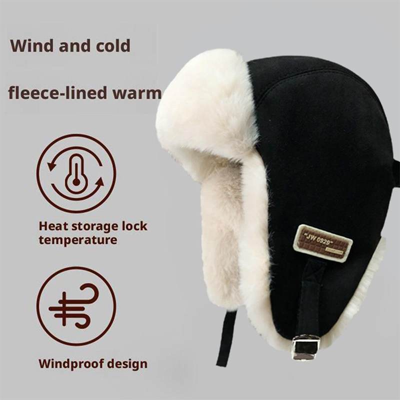 Winter Trapper Hat - Épais chaud russe Ushanka fourrure chapeau