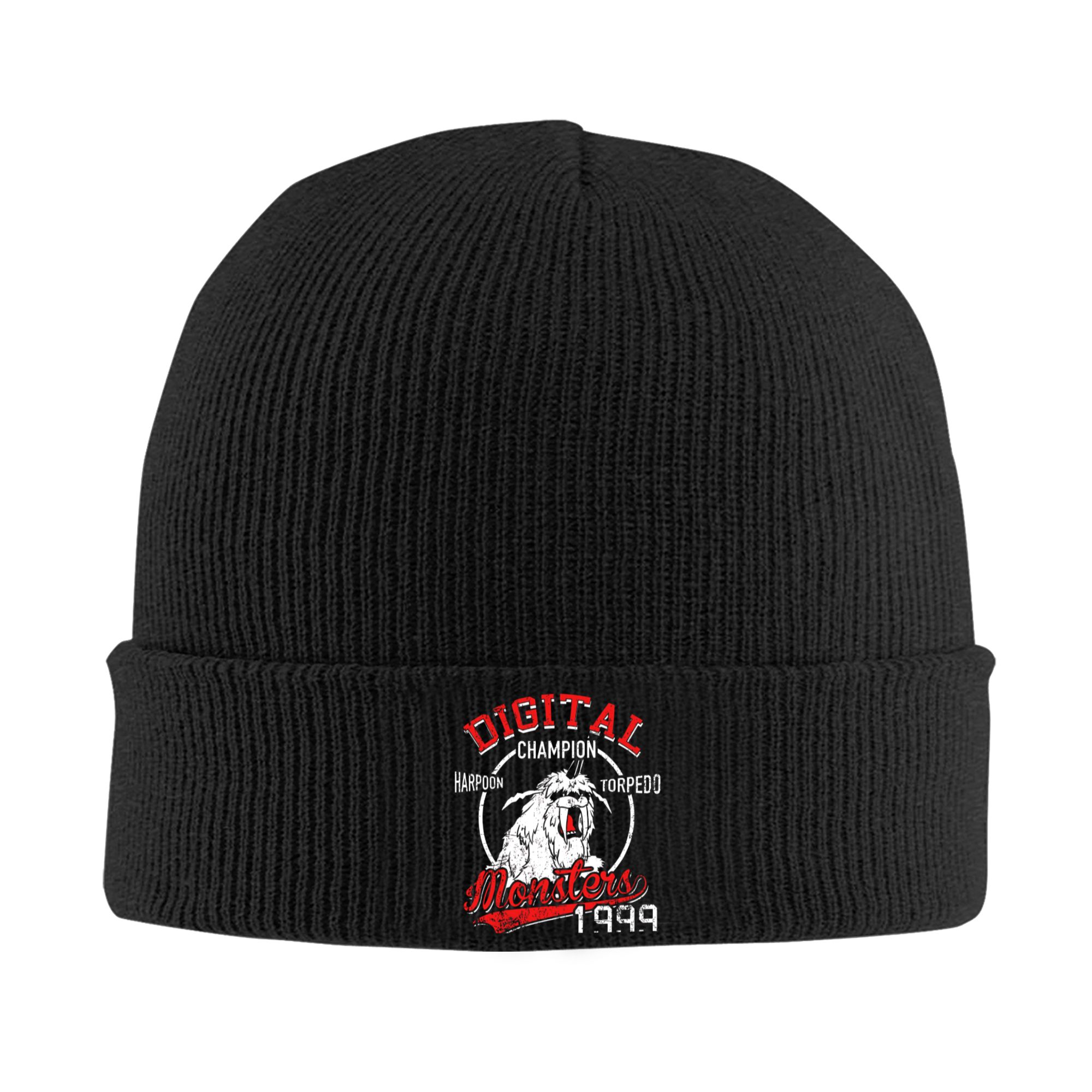 Beanie Cuffed Knit - Harpon Torpedo Digital Monster Digimon –