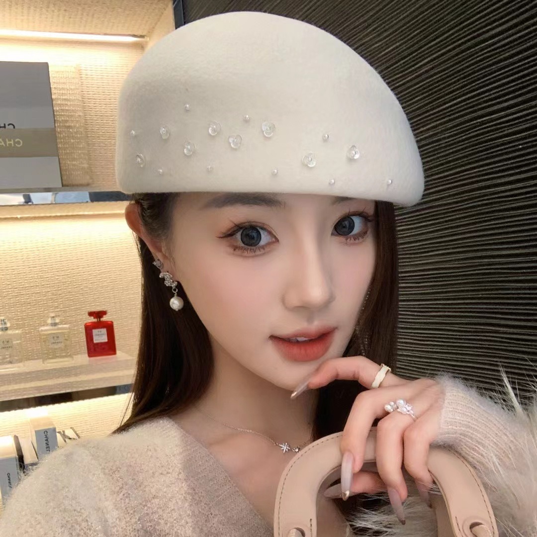 Béret en laine de style social - Beret French Wool avis et prix
