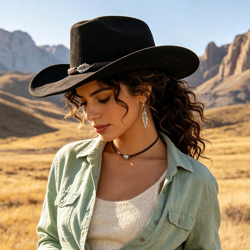 Chapeau Panama en feutre de la - Fedora Hat Wool avis et prix