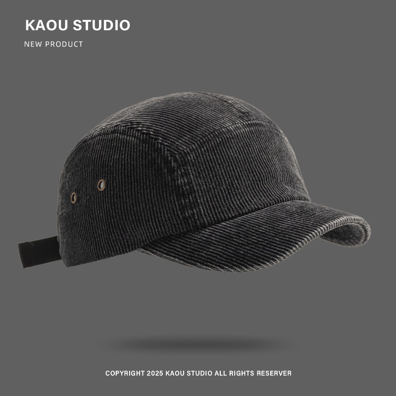 Casquette en velours côtelé un - Corduroy Cap 5 Panel avis et prix