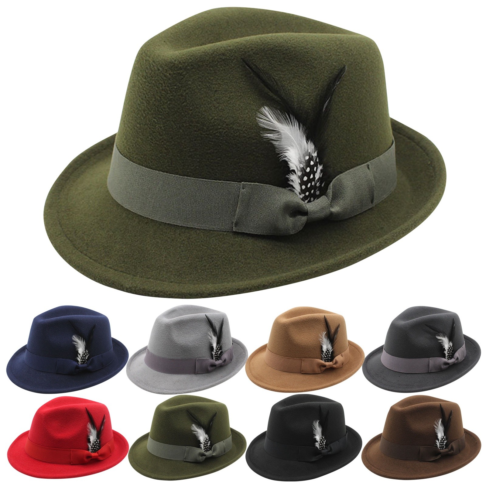 Chapeau Fedora Vintage pour fe - Fedora Hat Wool avis et prix