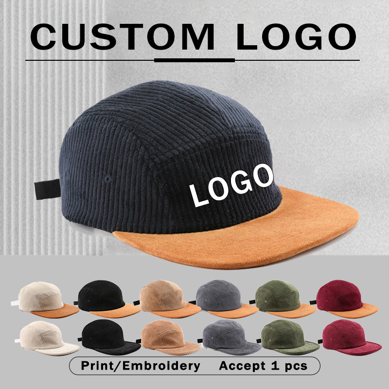 Nouvelles casquettes de baseba - Corduroy Cap 5 Panel avis et prix