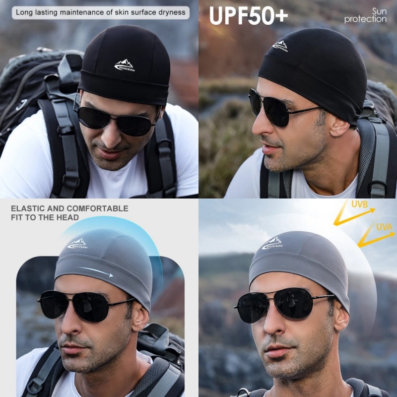 Bonnet d'été en soie glacée à  - Skull Cap Helmet Liner avis et prix